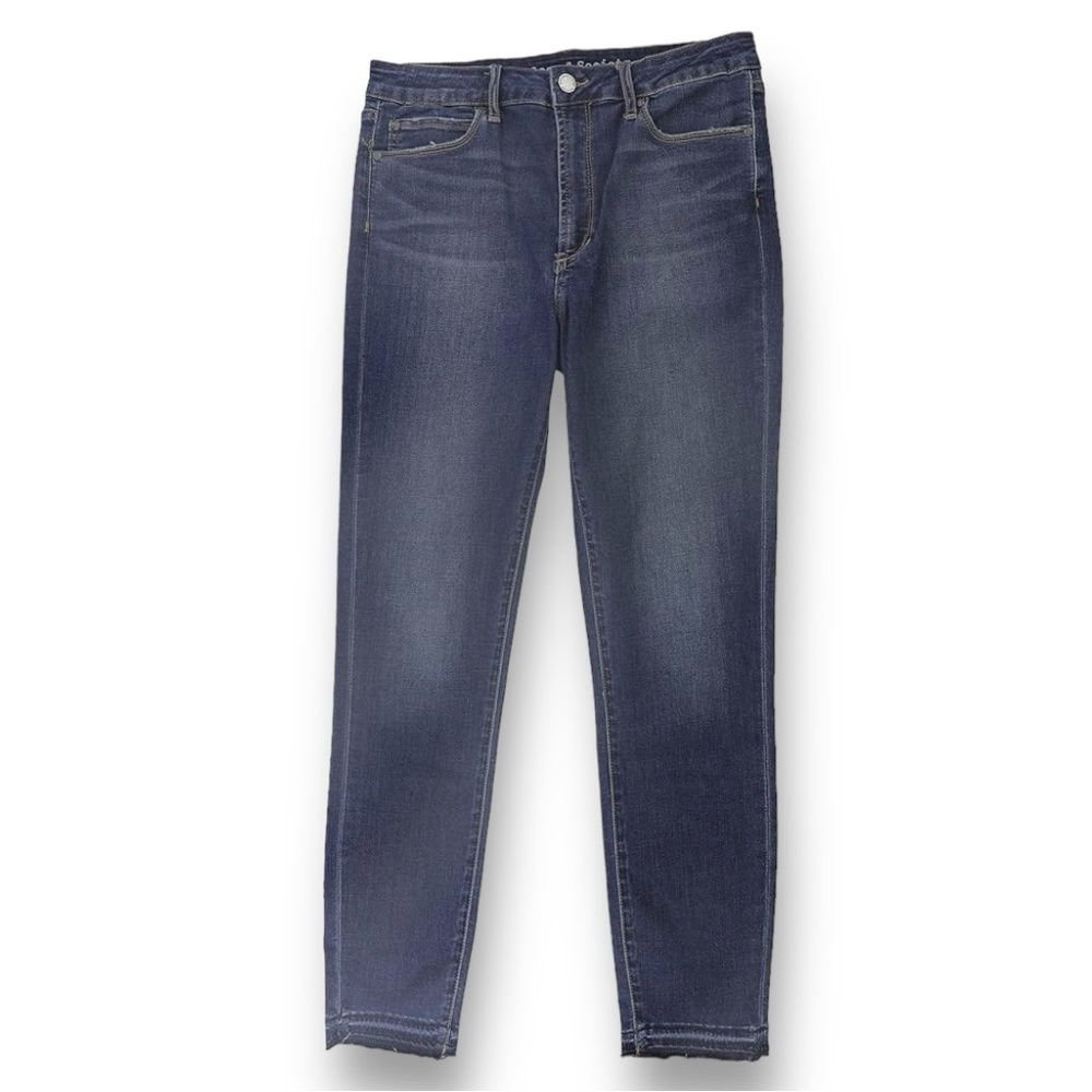 Articles of Society jeans heather high rise crop Bilbao  distressed hem  sz 10